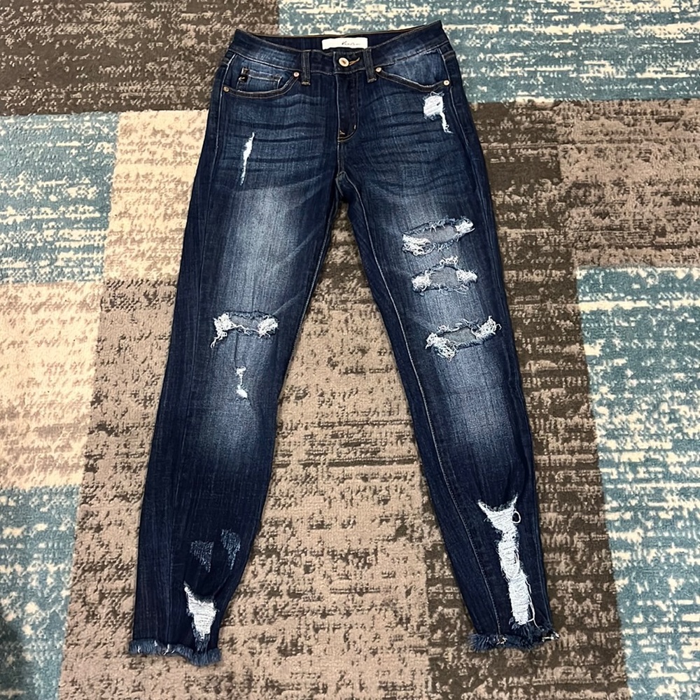 KanCan Distressed Ankle Skinny - Picture 7 of 14